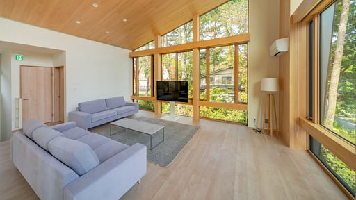 The Bergamot Chalet Living room