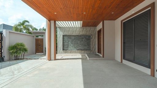 V229 The Breeze Villa Parking areas