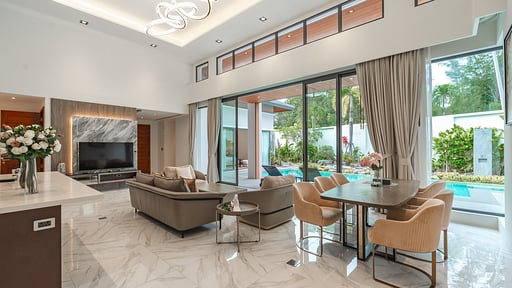 V229 The Breeze Villa Zona pranzo