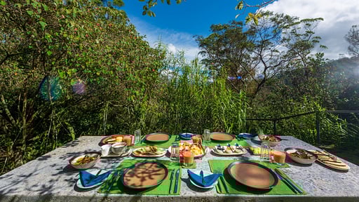 The Cavern Villa Dining area