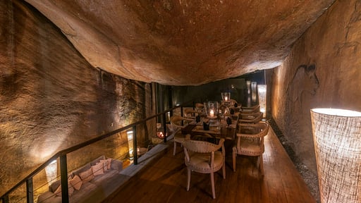 The Cavern Villa Dining area