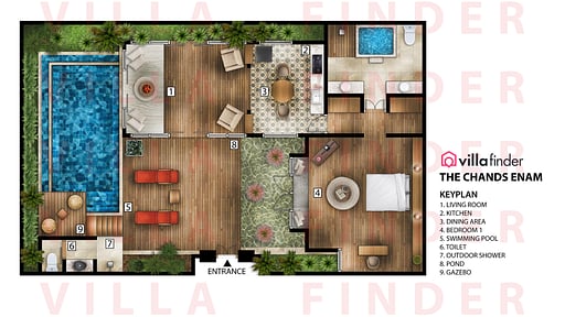 The Chands One Floor plan