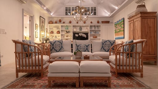 The Cotton House Living room