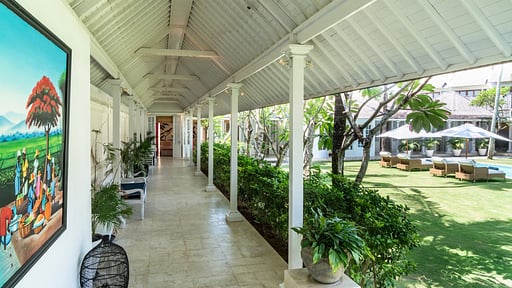 The Cotton House Terrace/Veranda