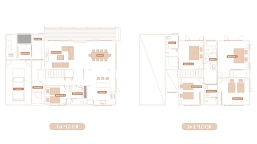 The Country Resort Five Bedroom Chalet Floor plan