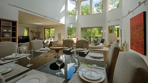 The Country Resort Five Bedroom Premium Chalet Living room