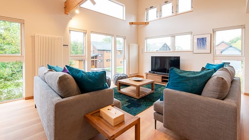 The Country Resort Four Bedroom Premium Chalet Living room 1