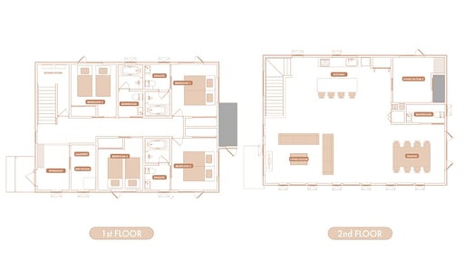 The Country Resort Four Bedroom Premium Chalet Floor plan