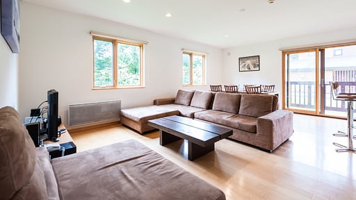 The Country Resort Four Bedroom Yotei Chalet Living room