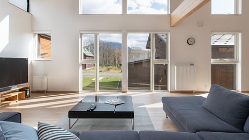 The Country Resort Six Bedroom Duplex Chalet Living room
