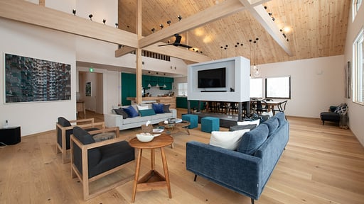 The Country Resort Six Bedroom Premium Chalet Living room