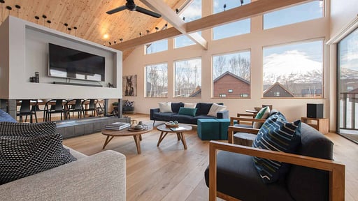 The Country Resort Six Bedroom Premium Chalet Living room