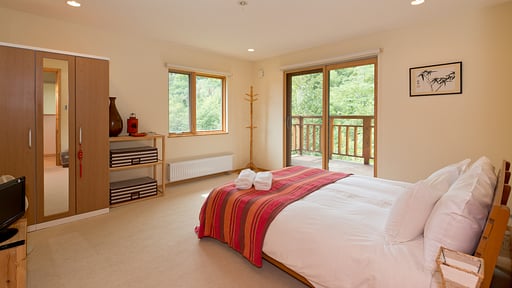 The Country Resort Three Bedroom Forest Chalet Bedroom 1