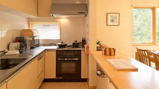 The Country Resort Three Bedroom Forest Chalet Kitchen