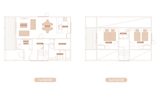 The Country Resort Two Bedroom Chalet Floor plan