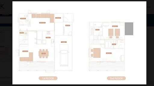 The Country Resort Two Bedroom Premium Chalet Grundriss