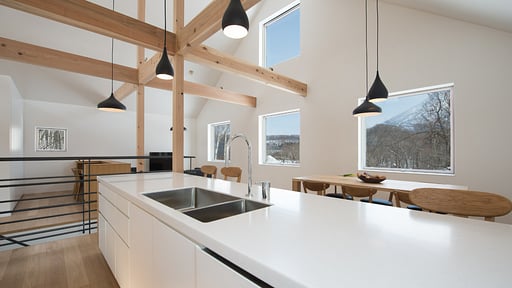 The Country Resort Two Bedroom Premium Yotei Chalet Kitchen