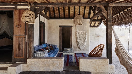 The Crusoe House Living room