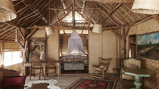 The Crusoe House Living room
