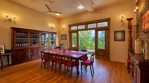 The Divine Villa Dining area