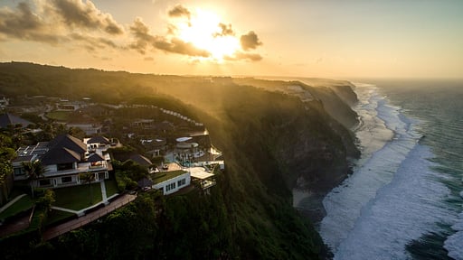 The Edge - The Ocean Villa Drone pictures