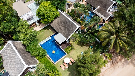 The Emerald Hill Beach Villa Drone pictures