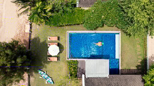 The Emerald Hill Beach Villa Drone pictures