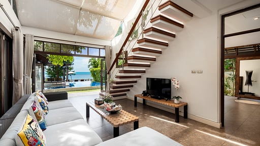 The Emerald Hill Beach Villa Living room 1