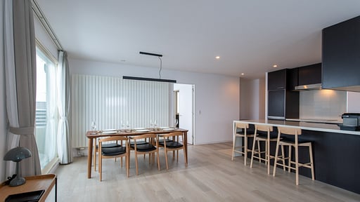 The Freshwater Three Bedroom Penthouse Residence Dining area