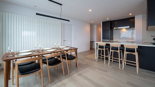 The Freshwater Three Bedroom Penthouse Residence Dining area