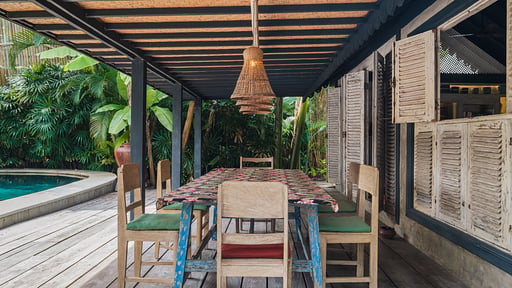 The Garden House Dining area
