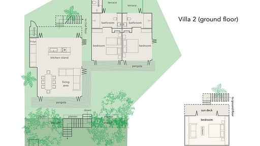 The Headland Villa 2 Floor plan