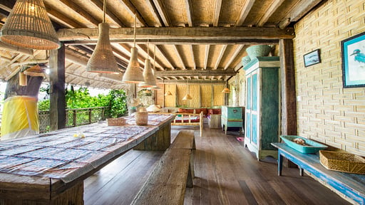 The Impossible Beach House Dining area