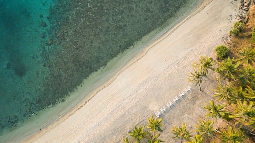The Kayana Lombok Beachfront Drone pictures