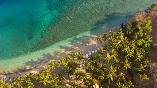 The Kayana Lombok Beachfront Drone pictures