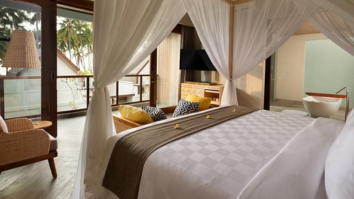 The Kayana Lombok Duplex Bedroom 