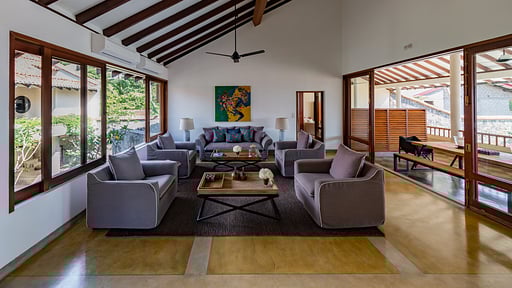 The Long House Wohnbereich 4