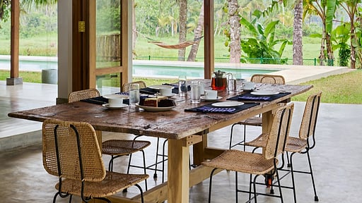 The Long Tea House Dining area