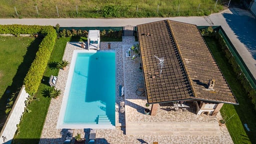The Luxury Beach Villa Drone pictures