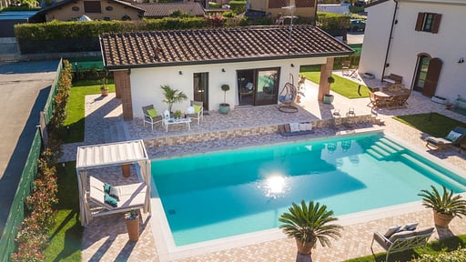 The Luxury Beach Villa Drone pictures