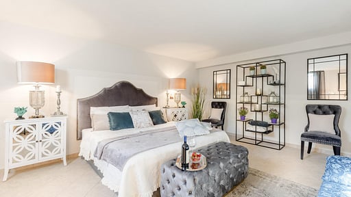 The Luxury Beach Villa Bedroom 