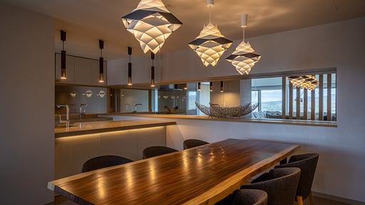 The Maples Niseko 2 Bedroom Resort Premium Dining area