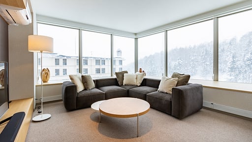 The Maples Niseko 2 Bedroom Ski View Living room