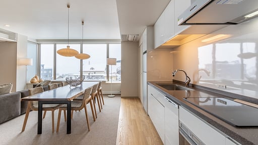 The Maples Niseko Two Bedroom Suite Tatami Dining area