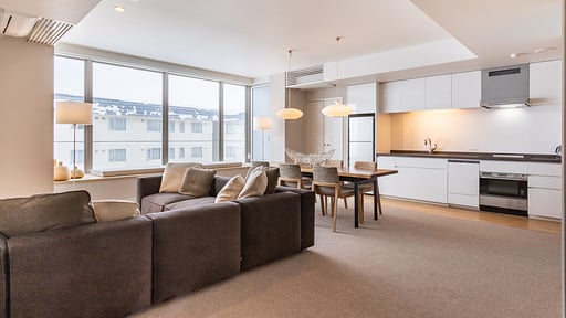 The Maples Niseko Two Bedroom Suite Tatami Living room