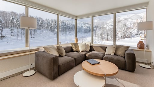 The Maples Niseko 3 Bedroom Ski View Living room