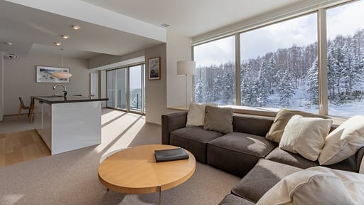 The Maples Niseko 3 Bedroom Ski View Living room