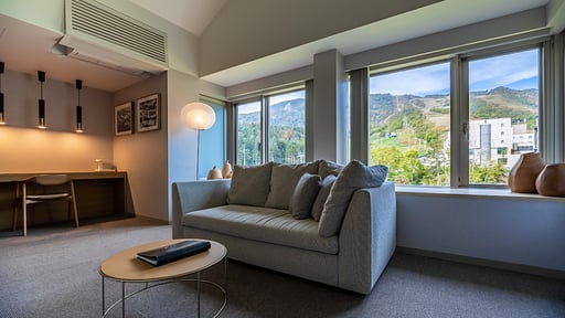 The Maples Niseko Premium Studio Living room