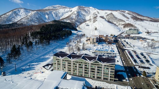 The Maples Niseko Ski Side 2 Drone pictures