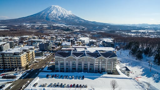 The Maples Niseko Ski Side 2 Drone pictures